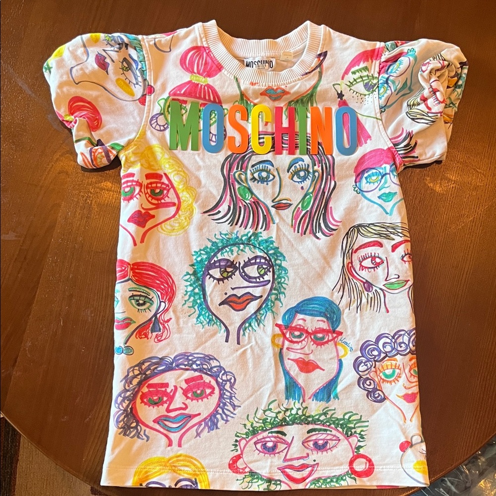 Moschino Kids Multicolor Graphic Dress
